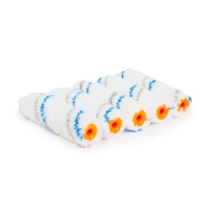 5x Verfroller Microfiber/ Microvezel 100 mm – Set Van 5 Stuks – Pluisvrij – Voor Muren, Plafonds En Latexverf [11185D]