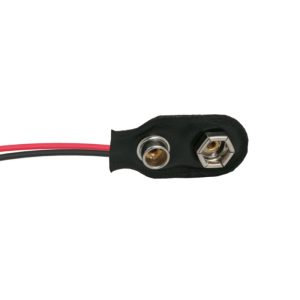 10x 9V Batterij Clip met Kabel – Batterij Snap Connector 110 mm – 9 Volt Aansluitklem voor Elektronica – 10 Stuks [05176]