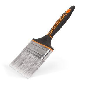 Platte Verfkwast Kunststof 4″ (100 mm) – Voor Water- En Oplosmiddelhoudende Verf, Lak En Beits – Geschikt Voor Grote Oppervlakken [11192F]