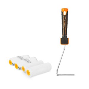 Verfrollerset – 2 + 2 stuks roller + as 1 Stuks [11181]