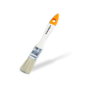 Platte Verfkwast Houten Steel 1″ (25 mm) – Voor Water- En Oplosmiddelhoudende Verf, Lak En Beits – Geschikt Voor Grondverf, Hekken En Hoeken [11206A]