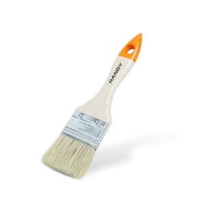 Platte Verfkwast Houten Steel 2″ (50 mm) – Voor Water- En Oplosmiddelhoudende Verf, Lak En Beits – Geschikt Voor Grondverf, Hekken En Hoeken [11206C]