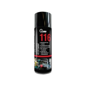 Smeerspray Met Aluminium – 400ml – Hittebestendig Tot 600°C – Anti-Slijtage & Corrosiebescherming – Voor Metaaldelen en Mechanische Verbindingen [17316]