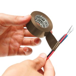 10× Isolatietape Bruin 10 m × 19 mm – Set Van 10 Rollen – PVC Elektrische Tape Voor Kabelisolatie En Bescherming – Tot >600 V – Voor Installatie En Reparatie [11096BR]