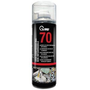 Perslucht Spray 400ml – Stofverwijderaar voor Moeilijk Bereikbare Plekken | Voor Toetsenbord, Klokken, Elektronica | Niet Ontvlambaar | VMD70 [17270]