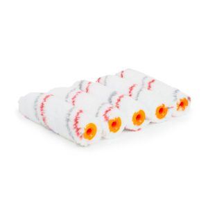5x Verfroller Polyester 100 mm – Set Van 5 Stuks – Voor Muren, Plafonds En Lijmtoepassingen – Goede Verfopname [11185A]